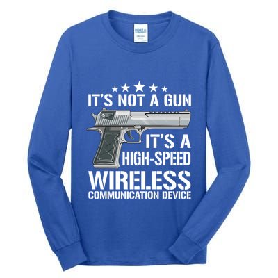 Its Not A Gun Meme Funny Gift Funny Its Not A Gun Cool Gift Tall Long Sleeve T-Shirt