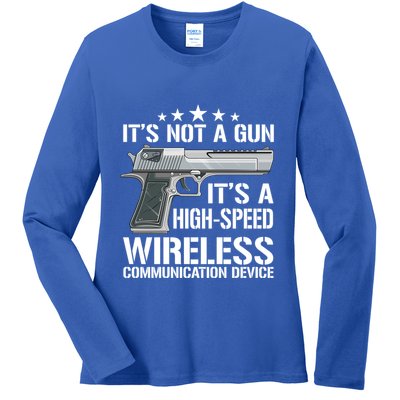 Its Not A Gun Meme Funny Gift Funny Its Not A Gun Cool Gift Ladies Long Sleeve Shirt