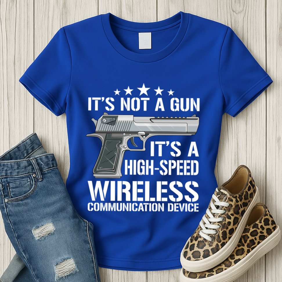 Its Not A Gun Meme Funny Gift Funny Its Not A Gun Cool Gift Womens T-Shirt