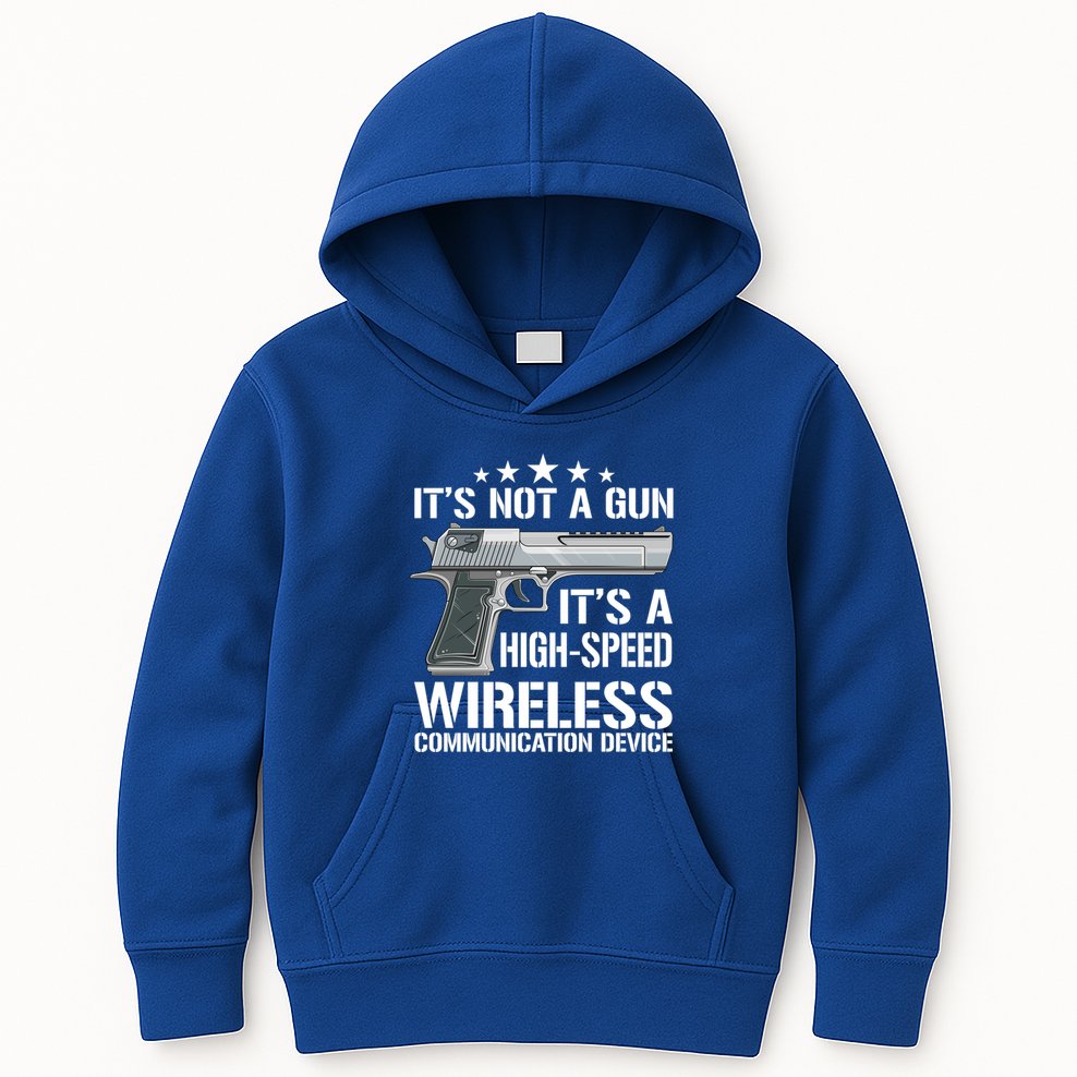 Its Not A Gun Meme Funny Gift Funny Its Not A Gun Cool Gift Kids Hoodie