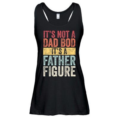 ItS Not A Dad Bod ItS A Father Figure Funny Retro Vintage Ladies Essential Flowy Tank