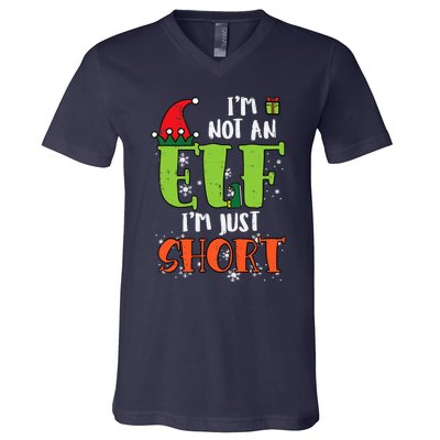 Im Not An Elf Just Short Funny Christmas Xmas V-Neck T-Shirt