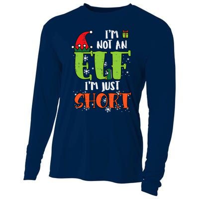 Im Not An Elf Just Short Funny Christmas Xmas Cooling Performance Long Sleeve Crew