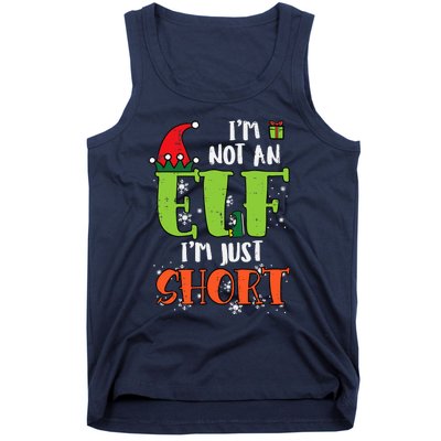 Im Not An Elf Just Short Funny Christmas Xmas Tank Top