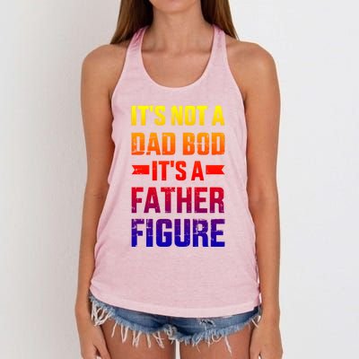 It's Not A Dad Bod It's A Father For Father's Day Gift Women's Knotted Racerback Tank