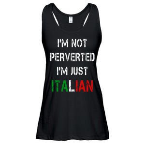 I'm Not A Perverted I'm Just Italian   Ladies Essential Flowy Tank