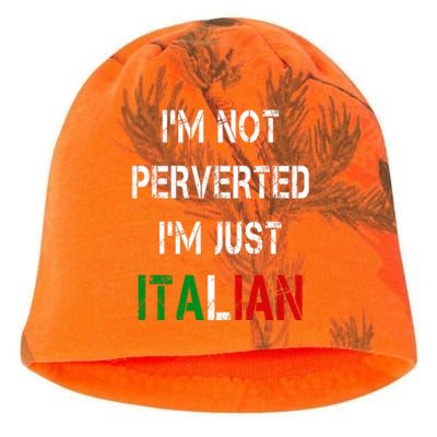 I'm Not A Perverted I'm Just Italian   Kati - Camo Knit Beanie