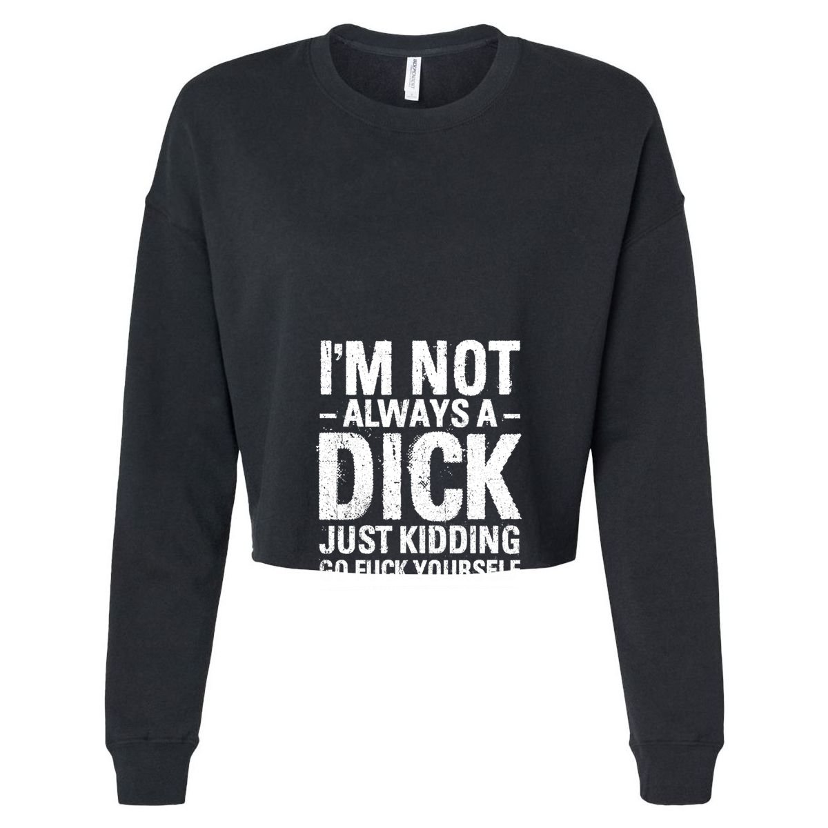 IM Not Always A Dick Just Ding Go Fuck Yourself Gift 7 Panel Mesh Trucker Snapback Hat