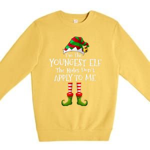 IM Not An Elf Im Just Short Funny Christmas Matching Family Premium Crewneck Sweatshirt