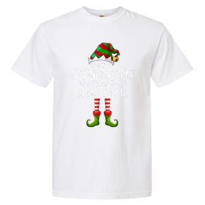 IM Not An Elf Im Just Short Funny Christmas Matching Family Garment-Dyed Heavyweight T-Shirt