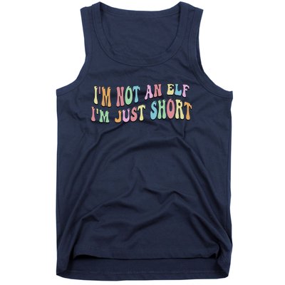 Im Not An Elf Just Short Funny Christmas Xmas Tank Top