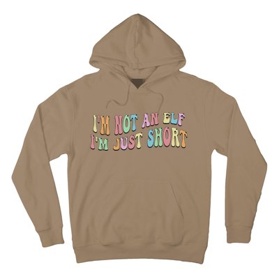 Im Not An Elf Just Short Funny Christmas Xmas Hoodie