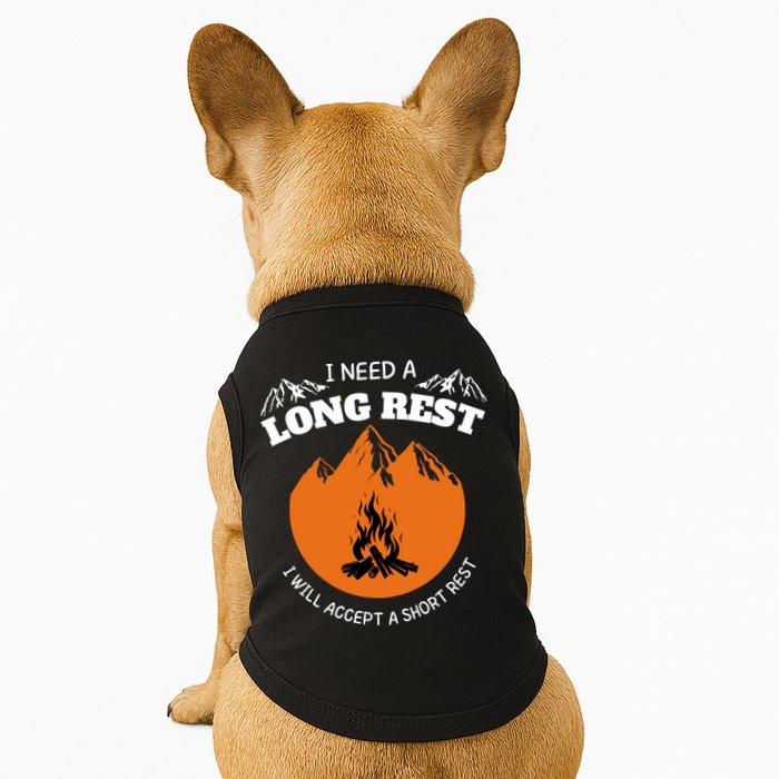 I Need A Long Rest I Will Accept A Short Rest Doggie Tank