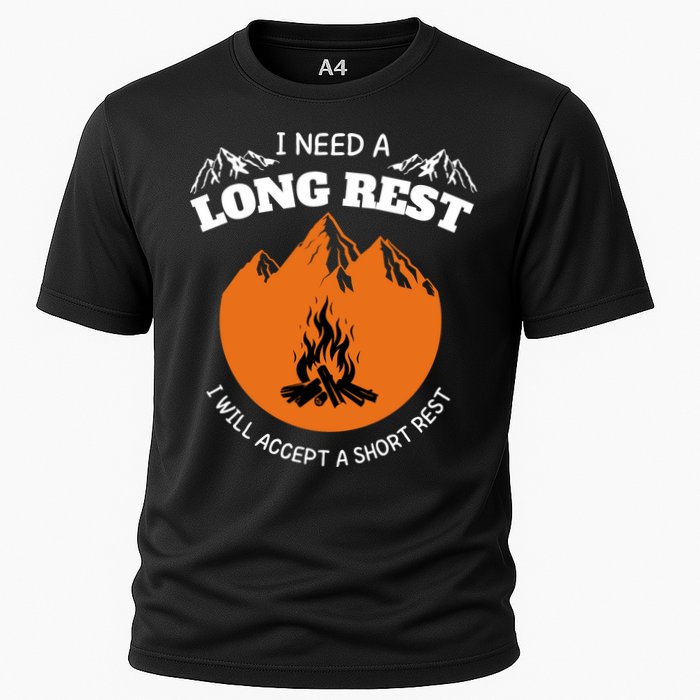 I Need A Long Rest I Will Accept A Short Rest Cooling Performance Crew T-Shirt