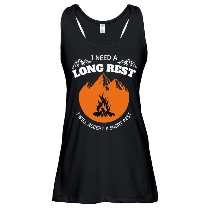 I Need A Long Rest I Will Accept A Short Rest Ladies Essential Flowy Tank