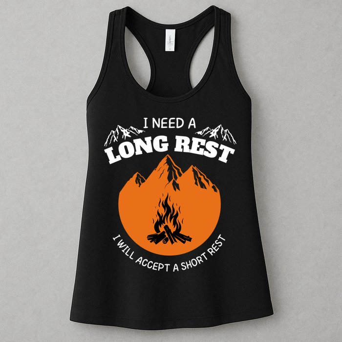 I Need A Long Rest I Will Accept A Short Rest Womens Tank Top