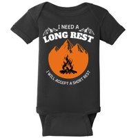 I Need A Long Rest I Will Accept A Short Rest Baby Bodysuit