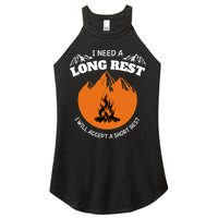 I Need A Long Rest I Will Accept A Short Rest Women's Perfect Tri Rocker Tank