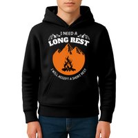 I Need A Long Rest I Will Accept A Short Rest Kids Hoodie
