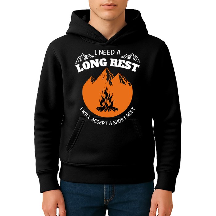 I Need A Long Rest I Will Accept A Short Rest Kids Hoodie