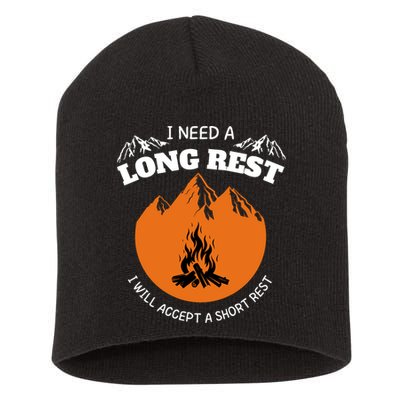 I Need A Long Rest I Will Accept A Short Rest Short Acrylic Beanie