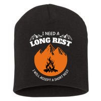 I Need A Long Rest I Will Accept A Short Rest Short Acrylic Beanie