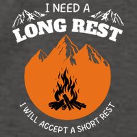 I Need A Long Rest I Will Accept A Short Rest Vector Backpack