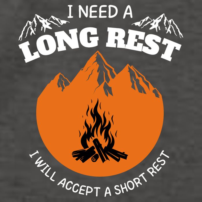 I Need A Long Rest I Will Accept A Short Rest Vector Backpack