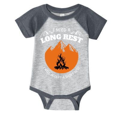 I Need A Long Rest I Will Accept A Short Rest Infant Baby Jersey Bodysuit