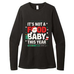 Its Not A Food Baby This Year Xmas 2028 Christmas Pregnancy Womens CVC Long Sleeve Shirt