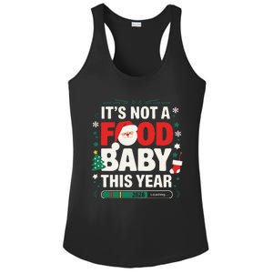 Its Not A Food Baby This Year Xmas 2028 Christmas Pregnancy Ladies PosiCharge Competitor Racerback Tank