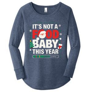 Its Not A Food Baby This Year Xmas 2028 Christmas Pregnancy Women's Perfect Tri Tunic Long Sleeve Shirt