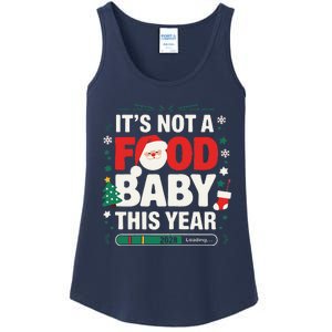 Its Not A Food Baby This Year Xmas 2028 Christmas Pregnancy Ladies Essential Tank