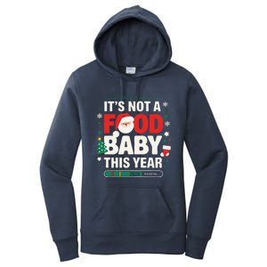 Its Not A Food Baby This Year Xmas 2028 Christmas Pregnancy Women's Pullover Hoodie