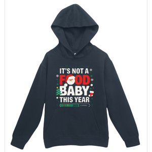 Its Not A Food Baby This Year Xmas 2028 Christmas Pregnancy Urban Pullover Hoodie