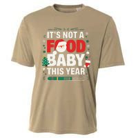 Its Not A Food Baby This Year Xmas 2028 Christmas Pregnancy Cooling Performance Crew T-Shirt