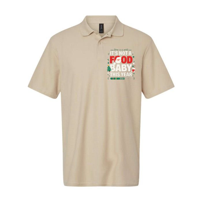 Its Not A Food Baby This Year Xmas 2028 Christmas Pregnancy Softstyle Adult Sport Polo