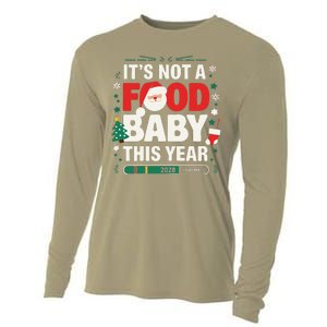 Its Not A Food Baby This Year Xmas 2028 Christmas Pregnancy Cooling Performance Long Sleeve Crew