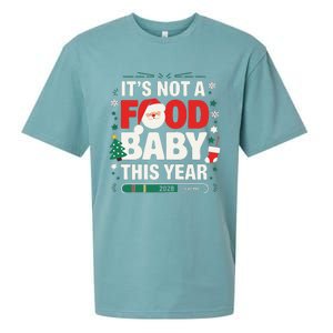 Its Not A Food Baby This Year Xmas 2028 Christmas Pregnancy Sueded Cloud Jersey T-Shirt