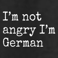 Im Not Angry Im German Funny Oktoberfest Adult Drive Performance Visor