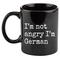 Im Not Angry Im German Funny Oktoberfest 11oz C Handle Ceramic Mug