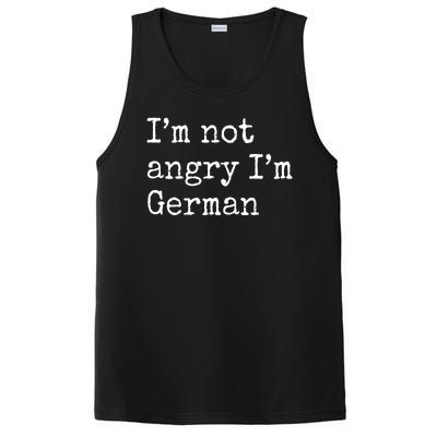 Im Not Angry Im German Funny Oktoberfest PosiCharge Competitor Tank