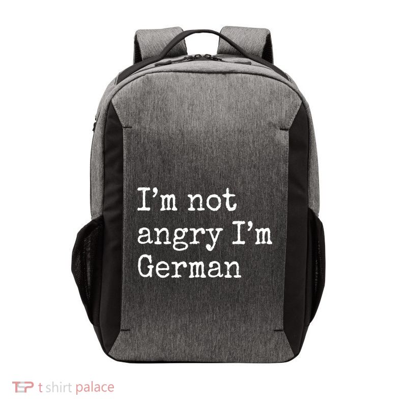 Im Not Angry Im German Funny Oktoberfest Vector Backpack