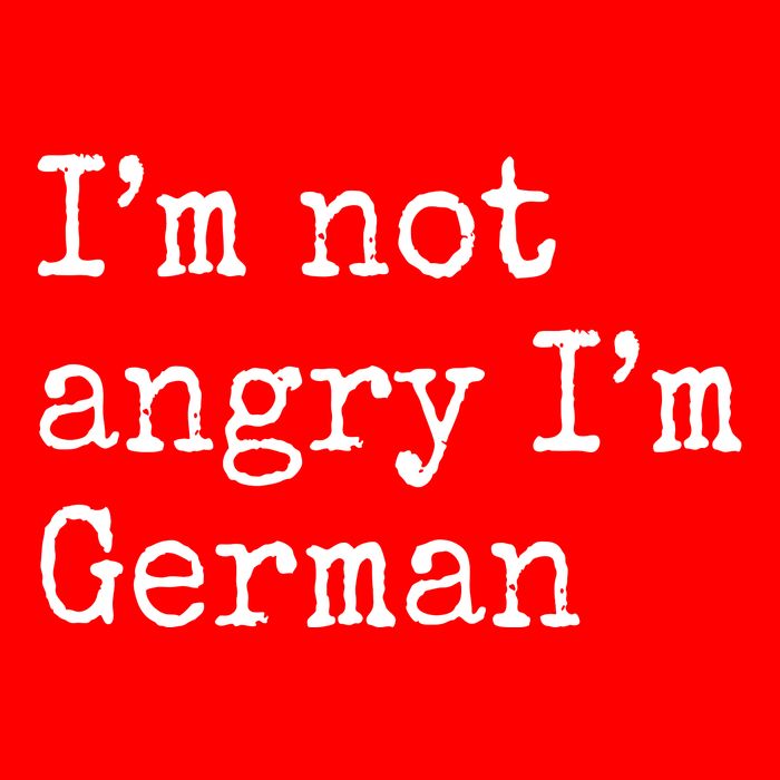 Im Not Angry Im German Funny Oktoberfest Flatbill Hat