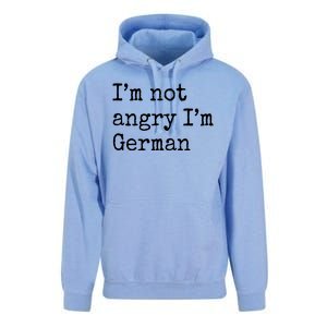 Im Not Angry Im German Funny Oktoberfest Unisex Surf Hoodie