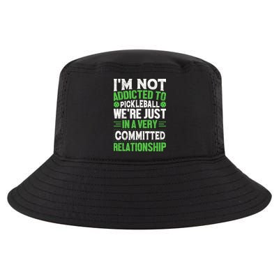 I'm Not Addicted Pickleball Gift For Pickleball Player Cool Comfort Performance Bucket Hat