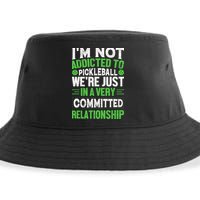I'm Not Addicted Pickleball Gift For Pickleball Player Sustainable Bucket Hat