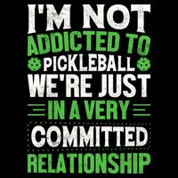 I'm Not Addicted Pickleball Gift For Pickleball Player Hooded Wearable Blanket