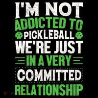 I'm Not Addicted Pickleball Gift For Pickleball Player Flatbill Hat