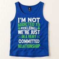 I'm Not Addicted Pickleball Gift For Pickleball Player Tank Top
